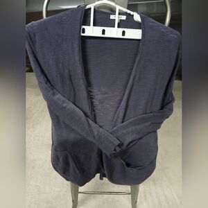 Madewell Navy Cardigan Sweater